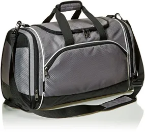 Amazonbasics Sports Duffel - Medium, Grey