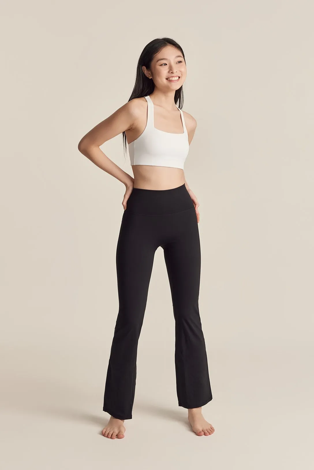[BACKORDER] Flare Pants in Black Sesame