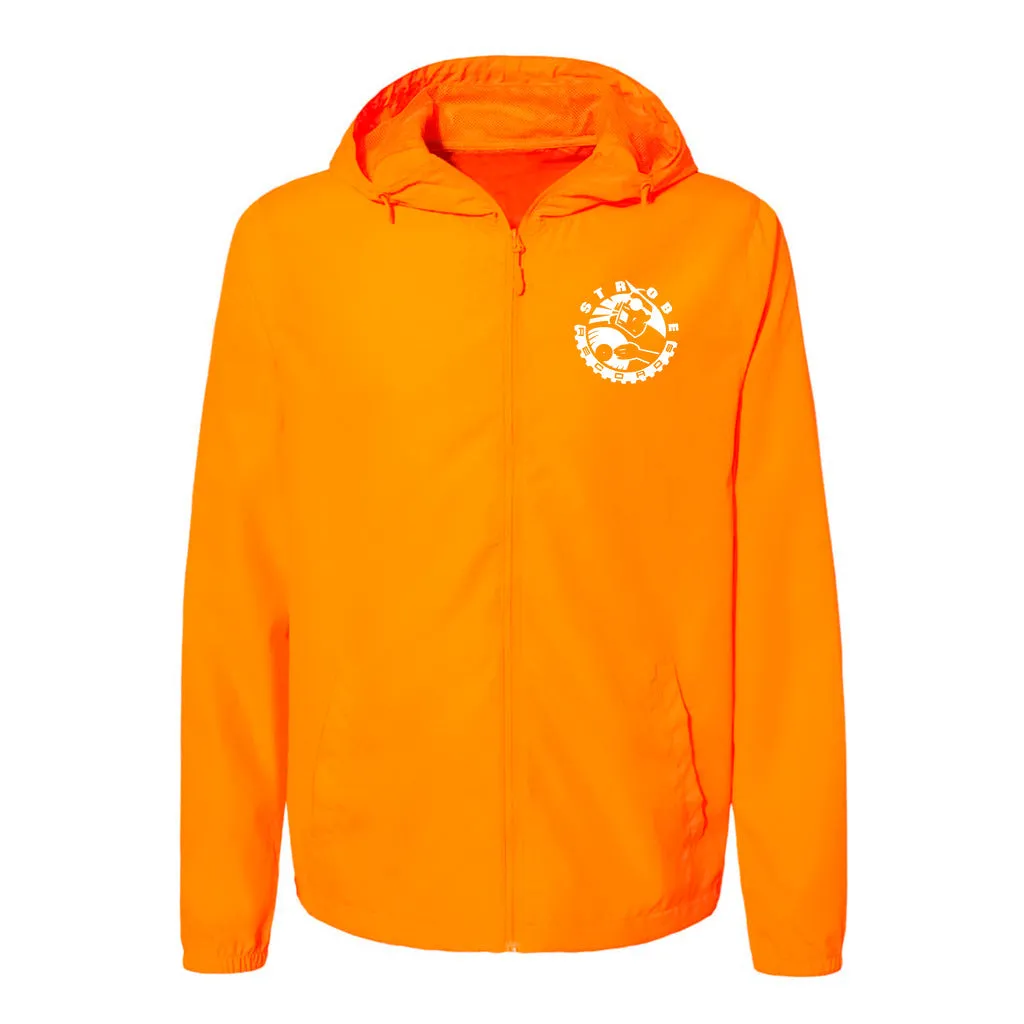 Strobe Records Premium Classic Unisex Lightweight Windbreaker Full-Zip Jacket