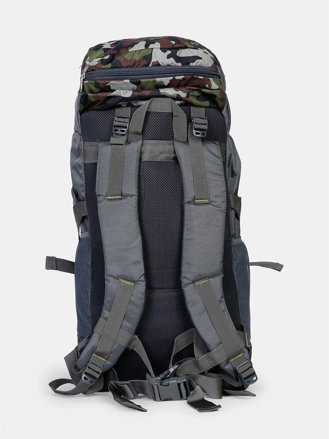 Teakwood Green Camouflage Printed Rucksack